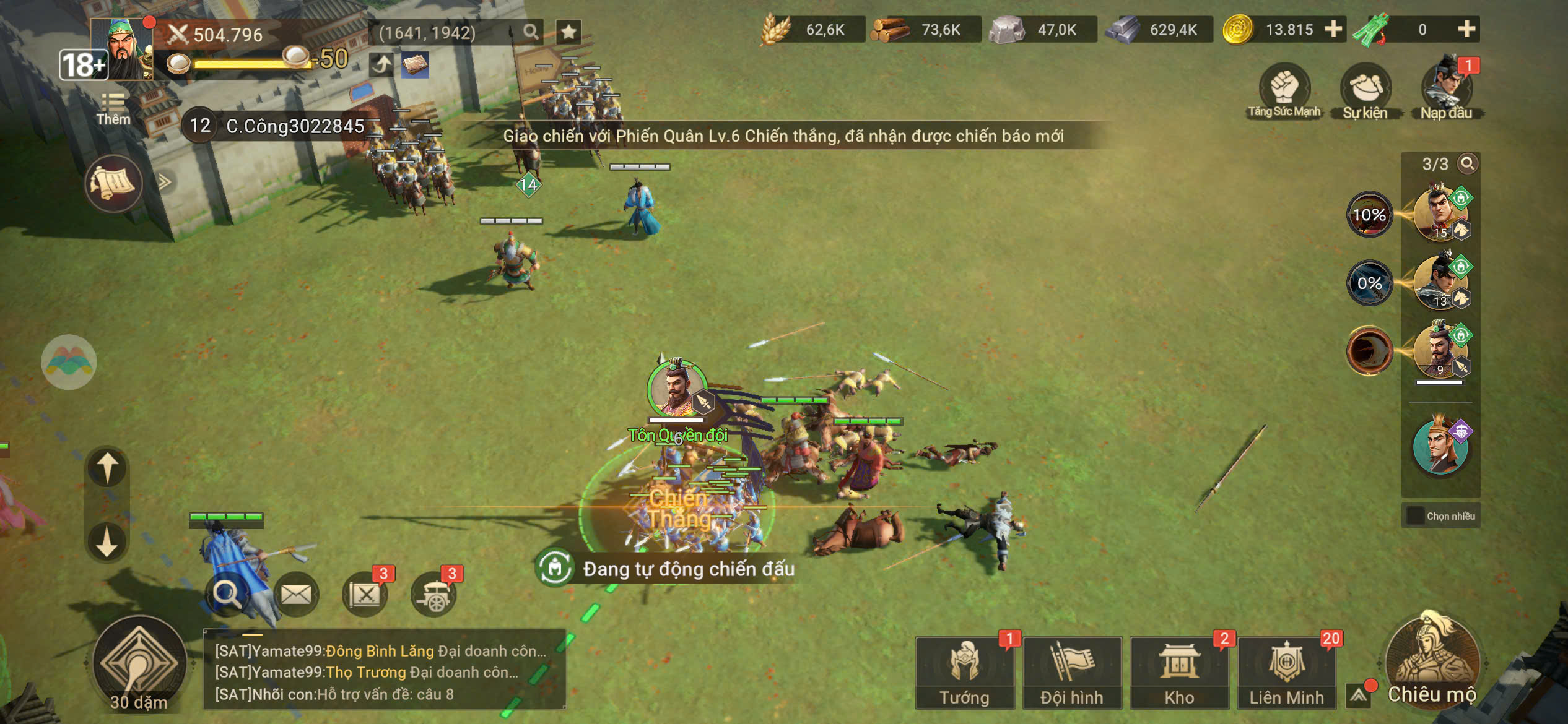 Hướng dẫn cách phát triển nhanh trong thời gian đầu game Tam Quốc: Tranh Bá Thiên Hạ